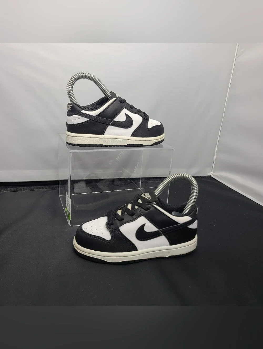 Nike Dunk Low (TDE) TD Toddler Black White Panda CW1589-100 Toddler Size 9C
